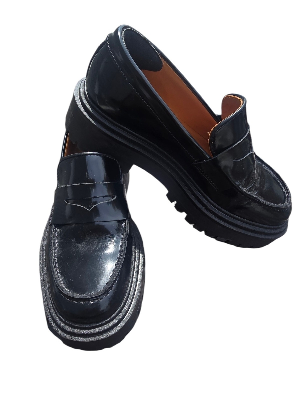 Thursday Boot Company Black Patent Loafer Flats - Picture 6 of 9